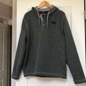 North Face fleece hoodie